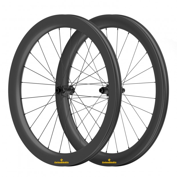 [Ultralight] 405g 700C 57x40mm Carbon Tubeless Gravel / CX / MTB / Beach Racer Wheels Rim
